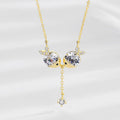 Cute necklace zircon necklace