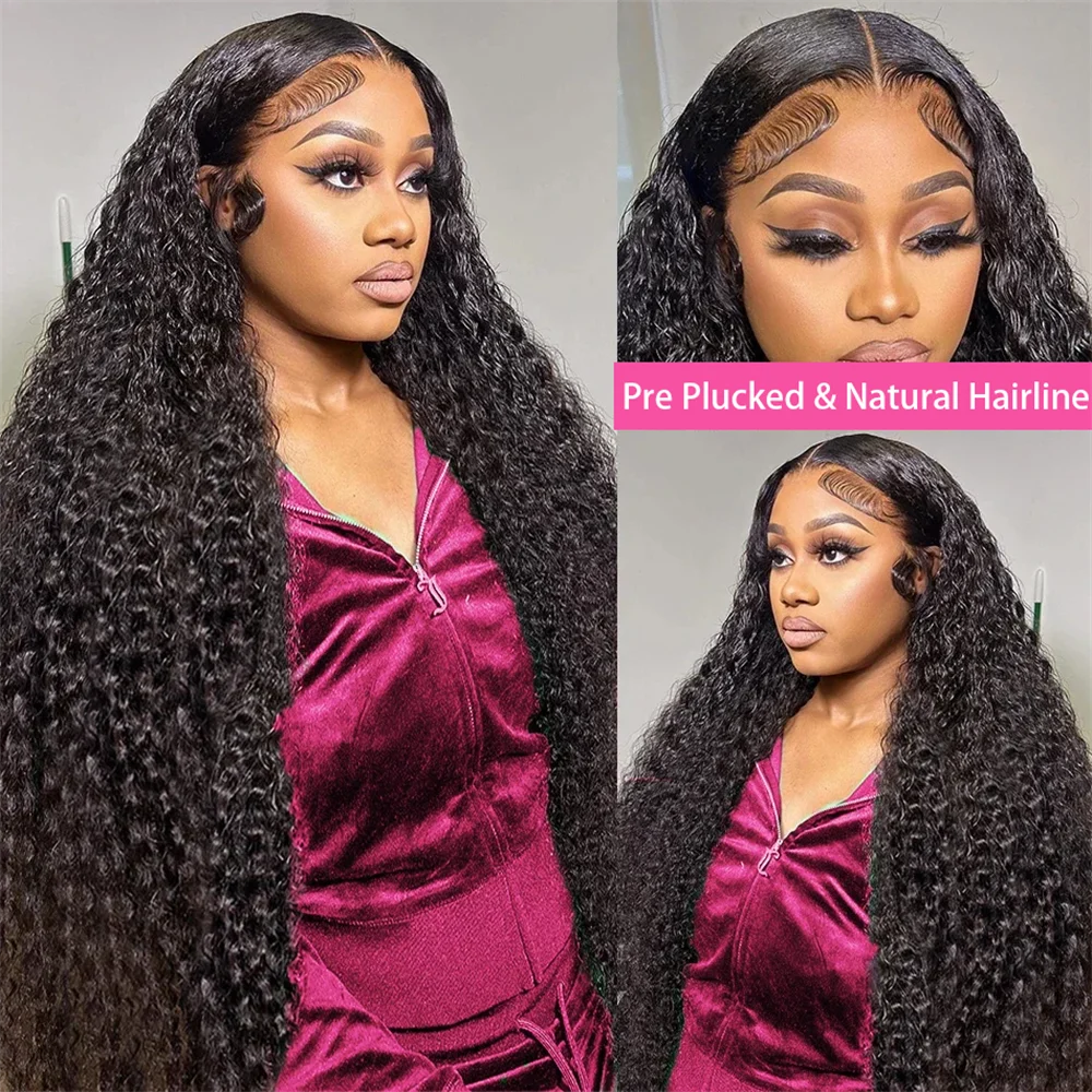 Pre Plucked Deep Wave Curly Wigs